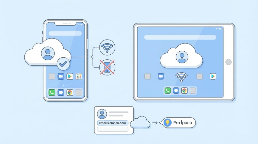 iPhone’da Wi-Fi Şifresi Paylaşma Mantığı 2 Hesap Gereksinimleri