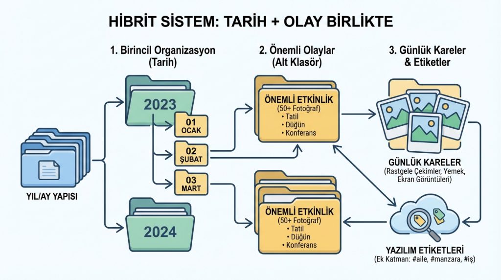 Hibrit Sistem: Tarih + Olay Birlikte