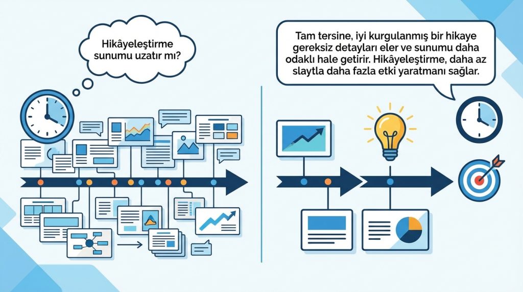 Hikâyeleştirme sunumu uzatır mı?