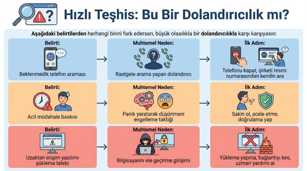 Hızlı Teşhis: Bu Bir Dolandırıcılık mı?