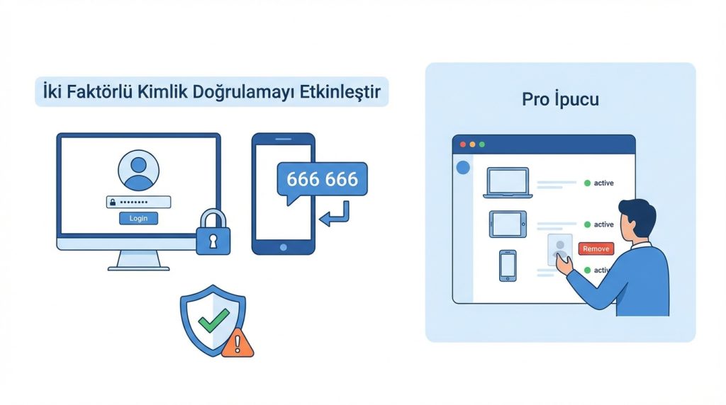İki Faktörlü Kimlik Doğrulamayı Etkinleştir