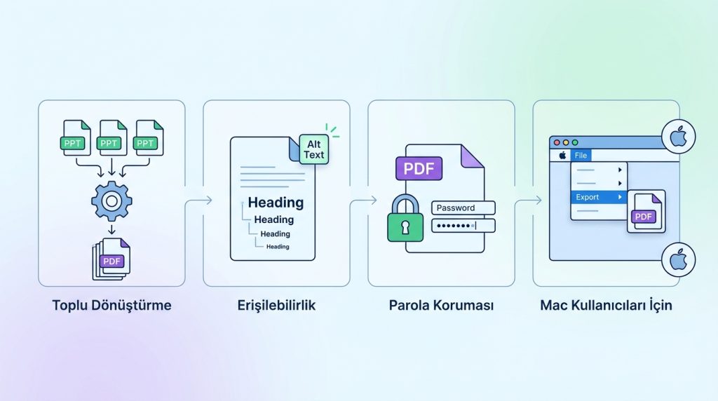 PowerPoint’te PDF Olarak Kaydetme ve Doğru Ayarlar 4 İleri Düzey İpuçları