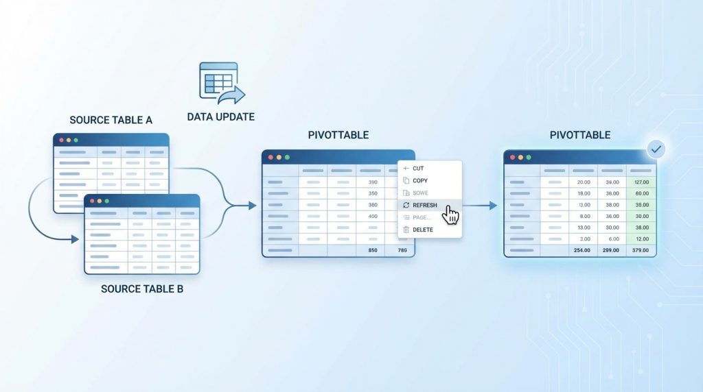 İlişki kurduğum tablolardaki veriler değişirse ne olur?