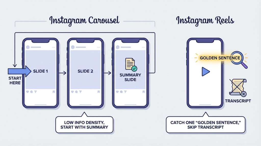 Instagram Carousel ve Reels İçin