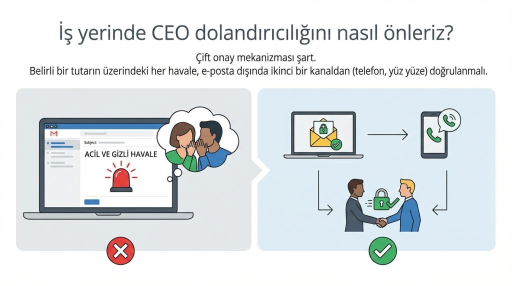 İş yerinde CEO dolandırıcılığını nasıl önleriz?