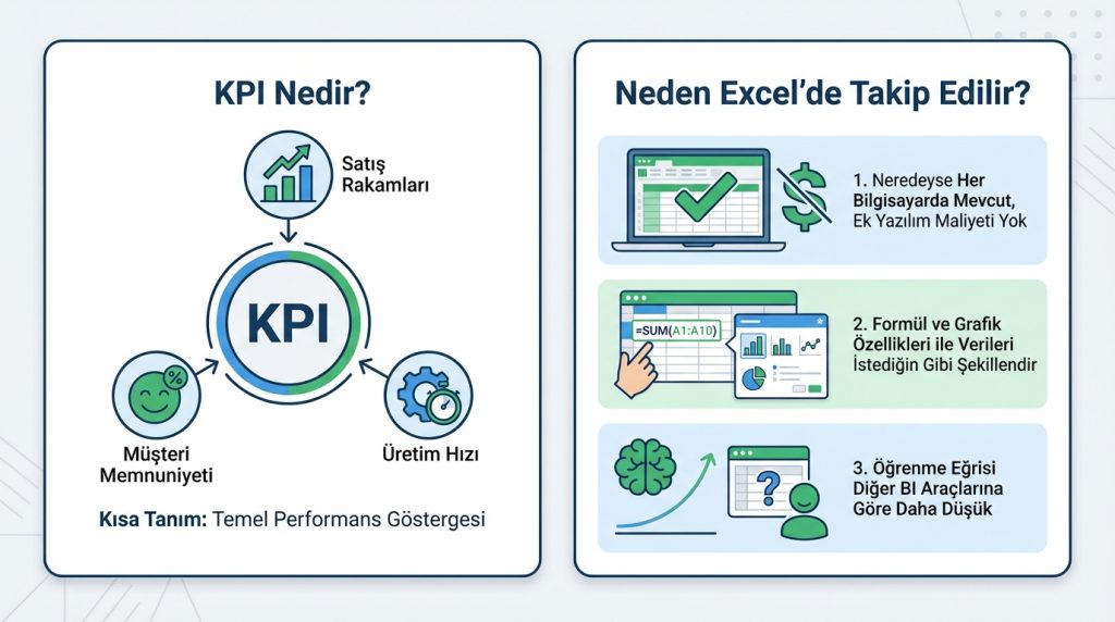 KPI Nedir ve Neden Excel'de Takip Edilir?