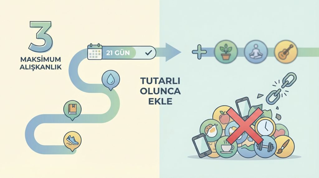 Dikkat yönetimi için basit alışkanlık takip sistemi 4 Kaç alışkanlıkla başlamalıyım?