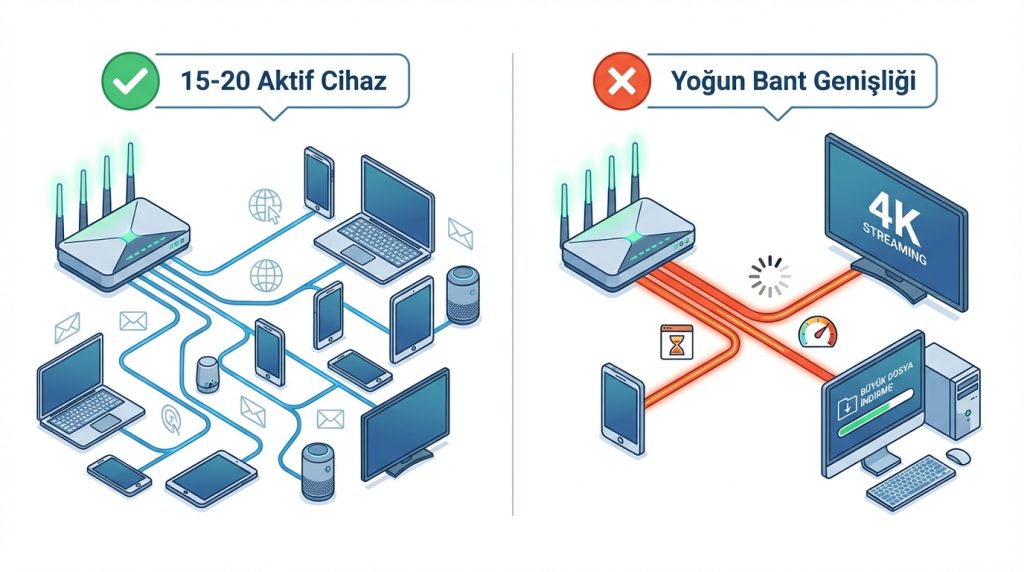 Wi-Fi sinyali nasıl güçlenir? 4 Kaç cihaz bağlanınca Wi-Fi yavaşlar?