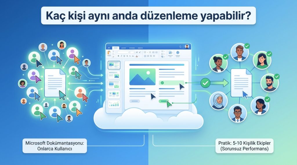 Kaç kişi aynı anda düzenleme yapabilir?