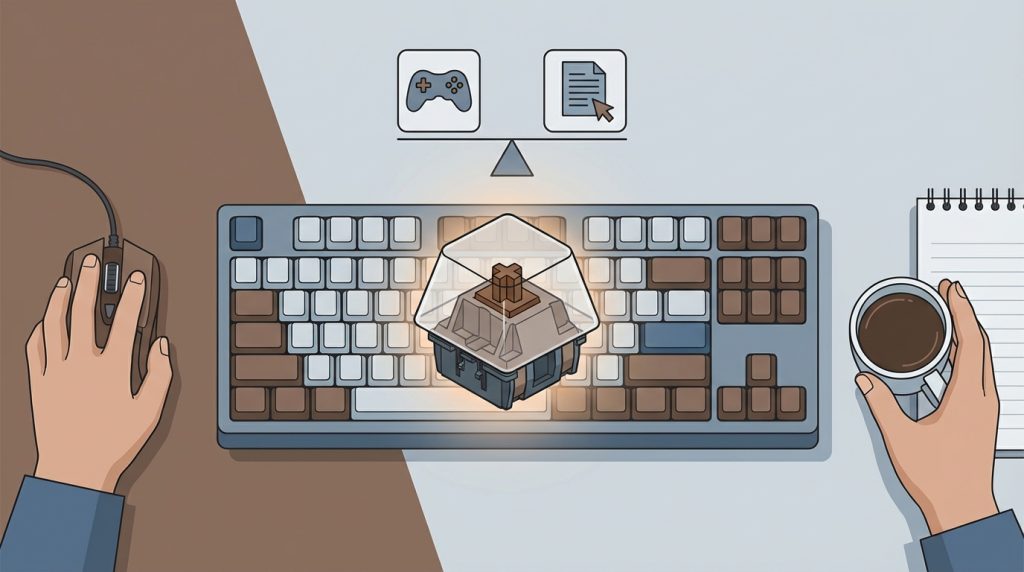 Kahverengi switch oyun için uygun mu?