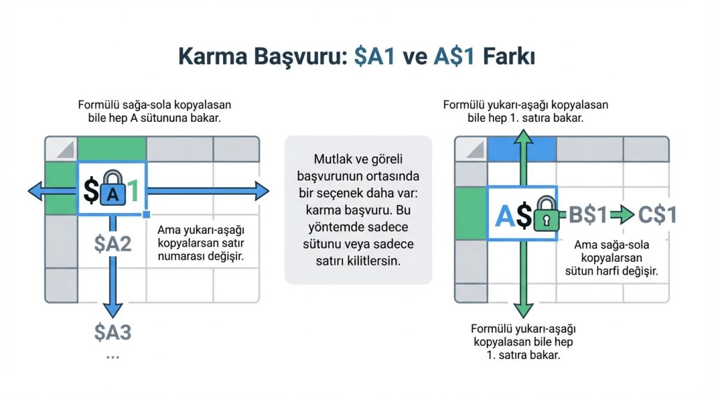 Karma Başvuru: $A1 ve A Farkı
