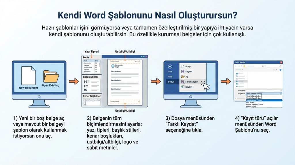 Kendi Word Şablonunu Nasıl Oluşturursun?