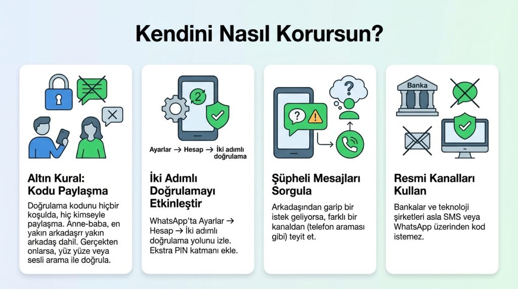 “Doğrulama kodunu paylaş” tuzağı: Neden asla paylaşılmamalı? 3 Kendini Nasıl Korursun?