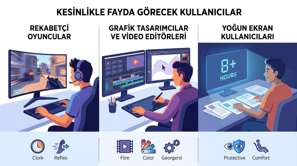 Ekran yenileme hızı (Hz) nedir? 60/120/144 farkı kimlere yarar? 3 Kesinlikle Fayda Görecek Kullanıcılar