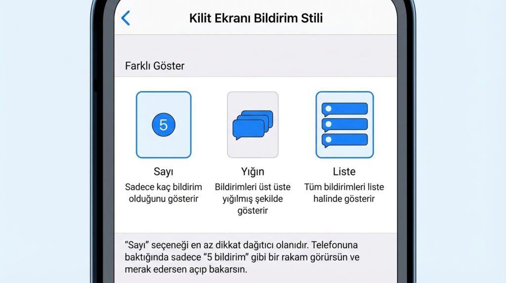 Kilit Ekranı Bildirim Stili