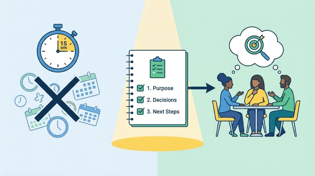 Kısa toplantılar için de ajanda gerekli mi?