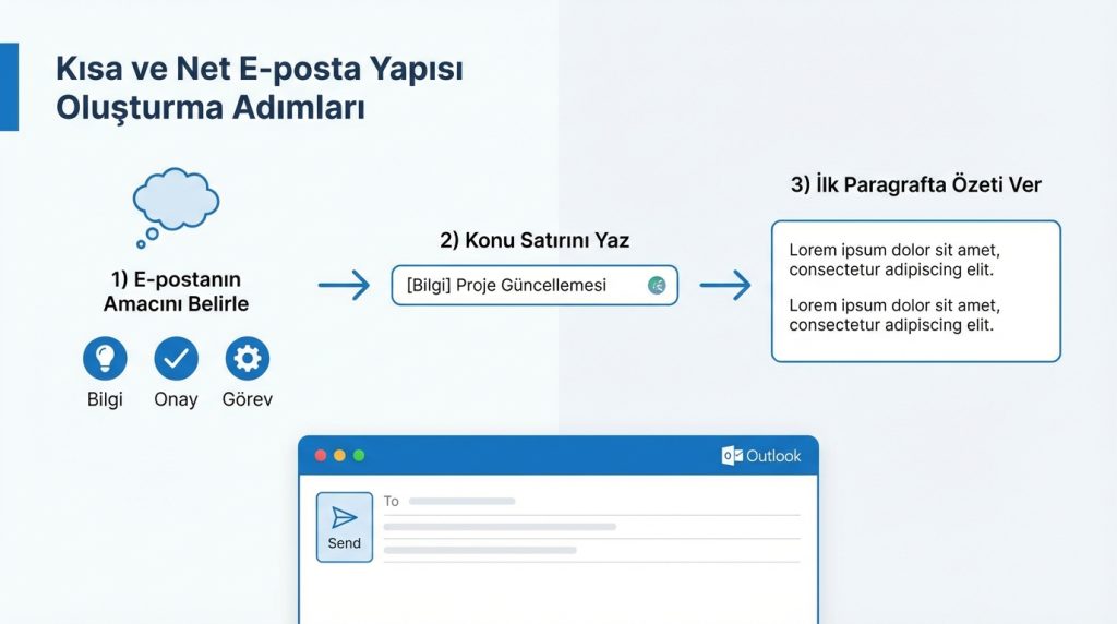 Kısa ve Net E-posta Yapısı Oluşturma Adımları
