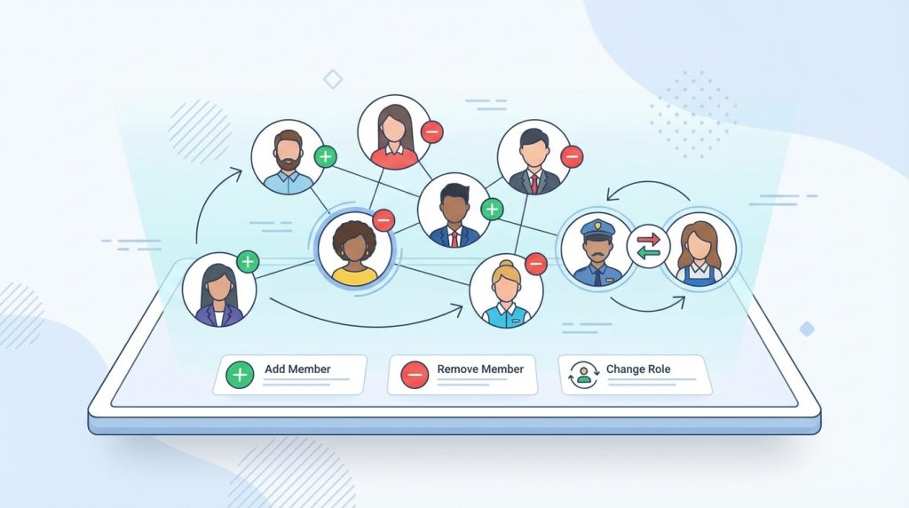 Kişi Grubunu Düzenleme ve Yönetme