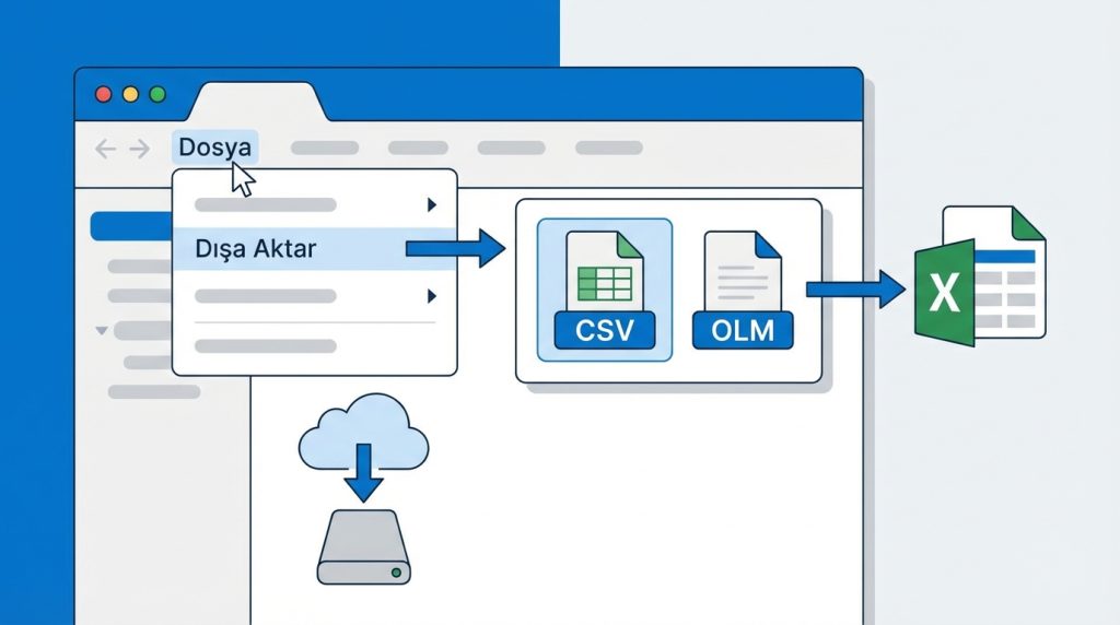 Outlook for Mac'te Kişileri Düzenleme ve Temizleme 4 Kişilerimi CSV olarak dışa aktarabilir miyim?