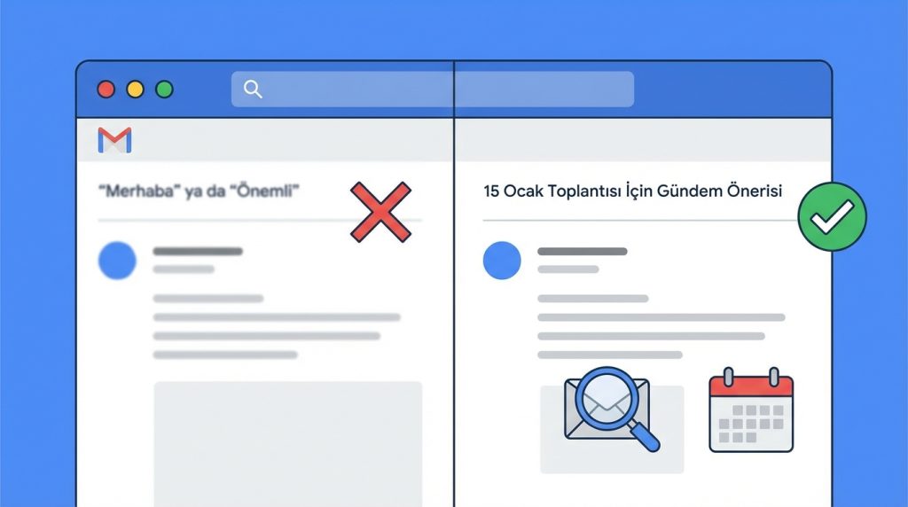 Outlook for Mac'te E-posta Yazımında Okunabilirlik Kuralları 3 Konu Satırını Netleştir