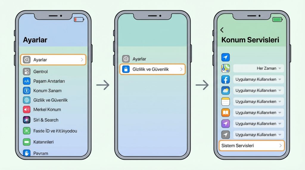Konum Servisleri: En Kritik Ayar