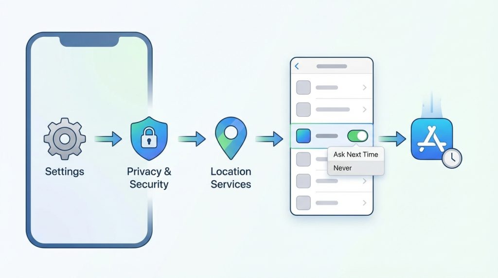 Konum izni verdikten sonra geri alabilir miyim?