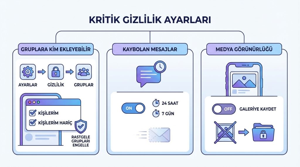 Kritik Gizlilik Ayarları