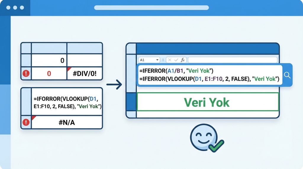 Kural 3: IFERROR ile Hataları Yakalayın