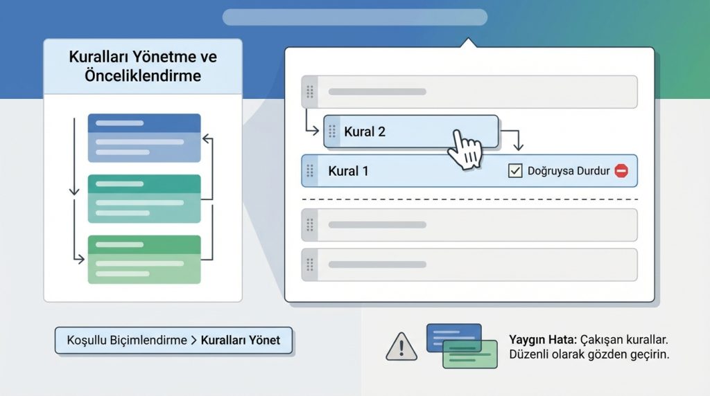 Kuralları Yönetme ve Önceliklendirme