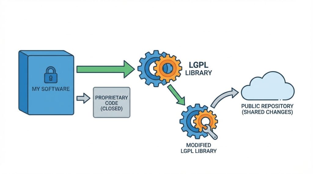 LGPL (Lesser GPL)