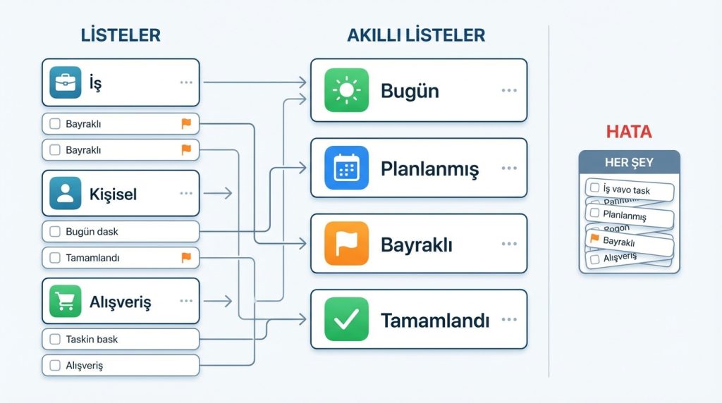 Listeler ve Akıllı Listeler