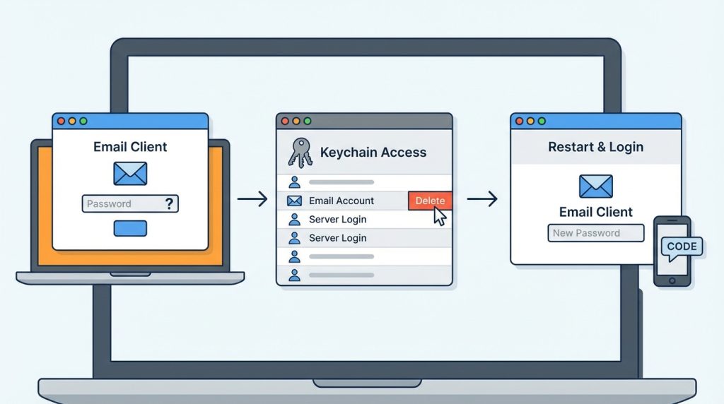 Mac'te Outlook şifremi sürekli soruyor, ne yapmalıyım?