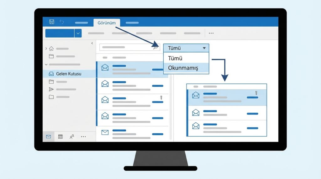 Masaüstü Outlook'ta Filtreleme