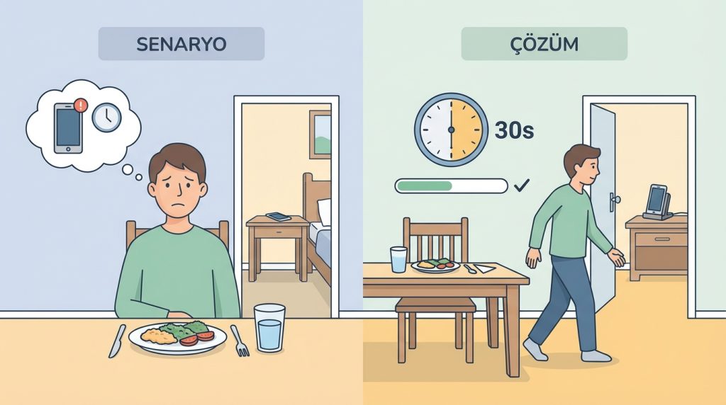 Yemek sırasında ekran kullanımını azaltma: Pratik yöntemler 3 Mini Senaryo: Şu Durumda Ne Yaparsın?