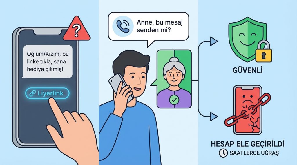Sosyal medyada arkadaş ve aile iletişimi için güvenli paylaşım kuralları 3 Mini Senaryo: Şu Durumda Ne Yaparsın?