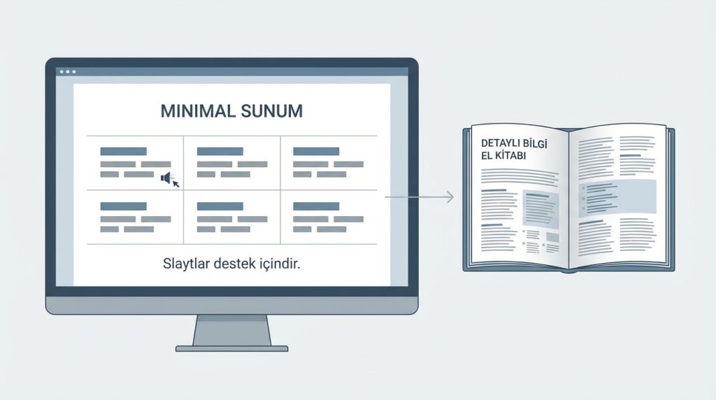 Minimal sunumda metin miktarı ne kadar olmalı?