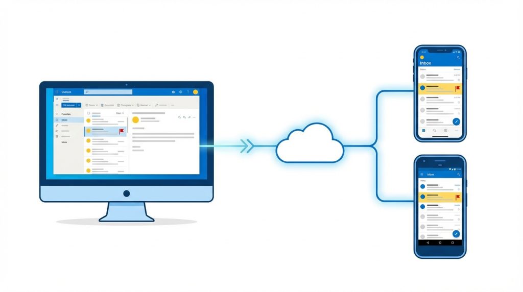 Mobil Outlook'ta bayrak sistemi çalışıyor mu?
