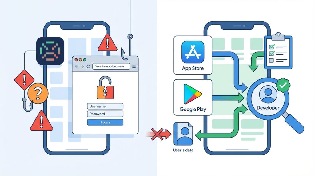 Mobil uygulamalar üzerinden de phishing olabilir mi?