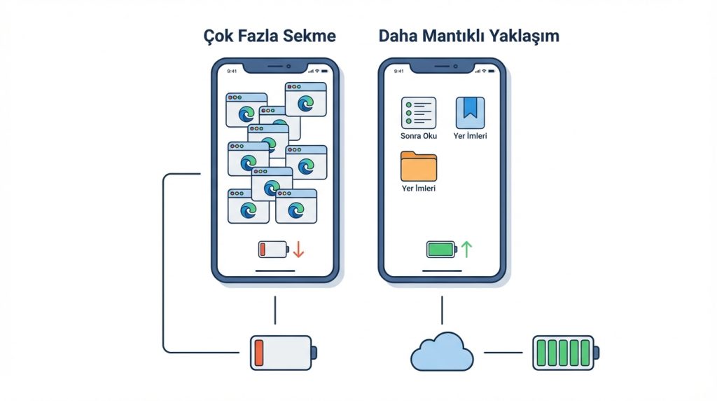 Sekme yönetimi: Tarayıcıyı yavaşlatmadan 50+ sekme nasıl kullanılır? 5 Mobilde de aynı stratejiler geçerli mi?