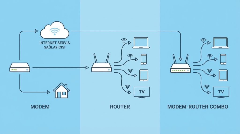Modem/router yeniden başlatmak neyi düzeltir, neyi düzeltmez? 5 Modem ile router arasındaki fark nedir?