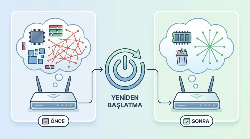 Modem/router yeniden başlatmak neyi düzeltir, neyi düzeltmez? 2 Modem/Router Yeniden Başlatmak Neyi Düzeltir?