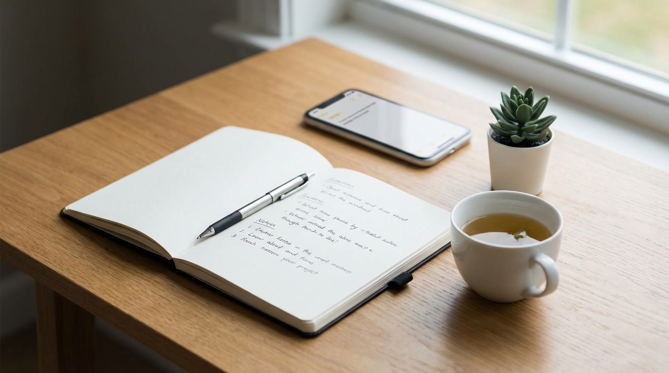 Not alma sistemiyle zihni boşaltma: Basit yöntem