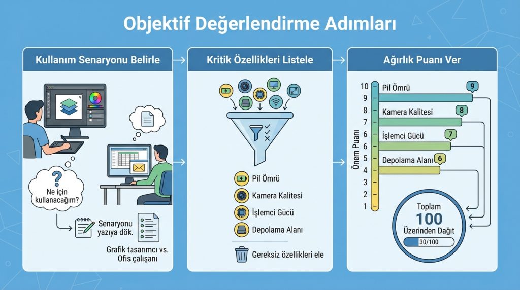 “Fiyat/performans” değerlendirmesi nasıl objektif yapılır? 2 Objektif Değerlendirme Adımları