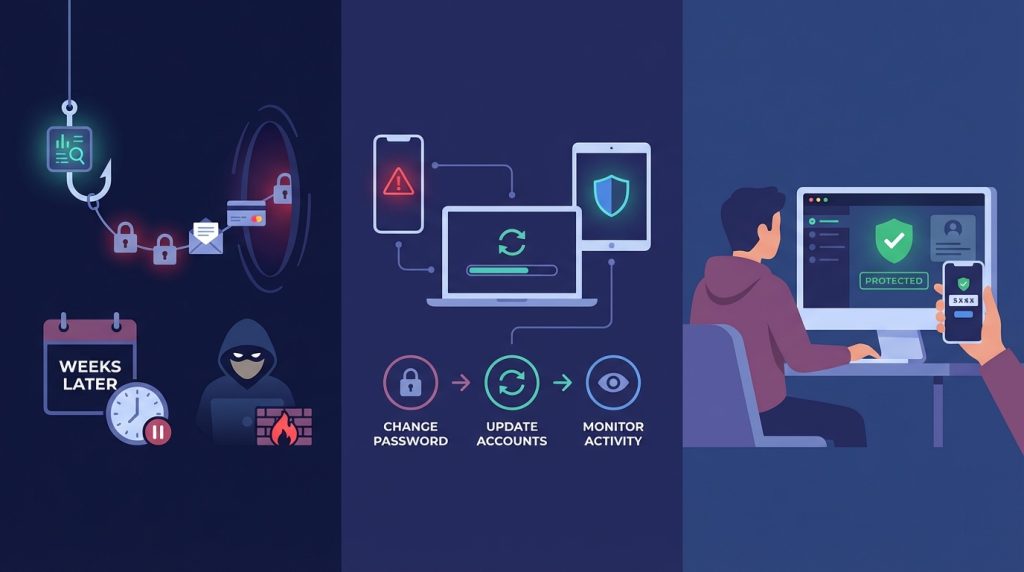 Oltalama (phishing) mesajı nasıl ayırt edilir? 5 Oltalama sitesine bilgilerimi girdim ama henüz bir sorun yaşamadım. Güvende miyim?