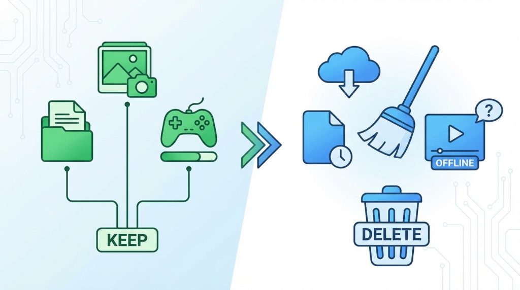 Önbellek silince verilerim kaybolur mu?