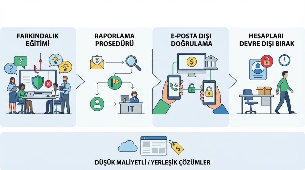 İmza ve otomatik yönlendirme kontrolleri neden kritik? 3 Organizasyonel Önlemler