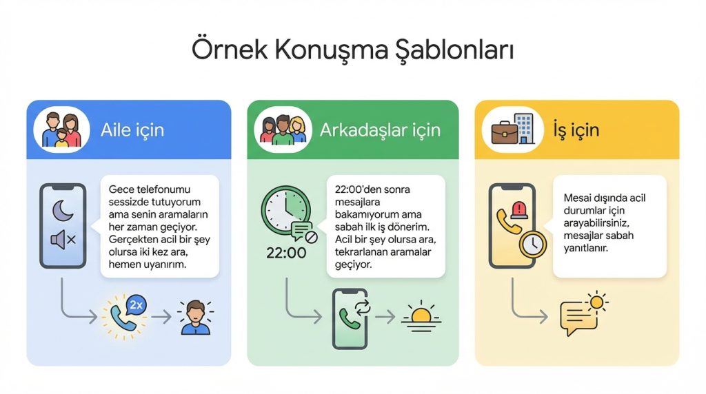 Örnek Konuşma Şablonları