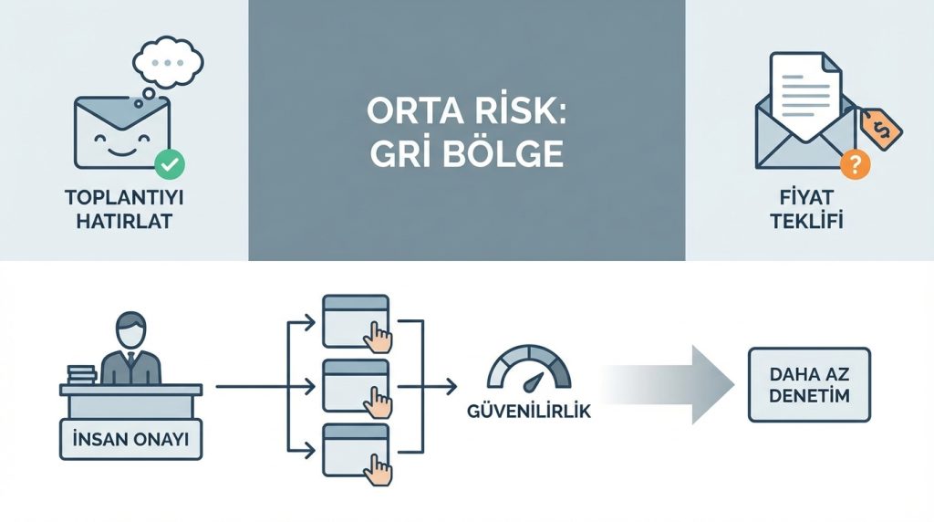Ajan görevlerinde risk sınıfları: düşük risk ve yüksek risk ayrımı 3 Orta Risk: Gri Bölge
