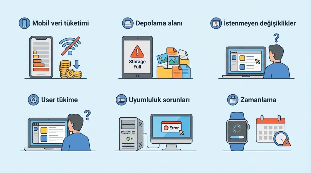 Otomatik Güncellemenin Dezavantajları