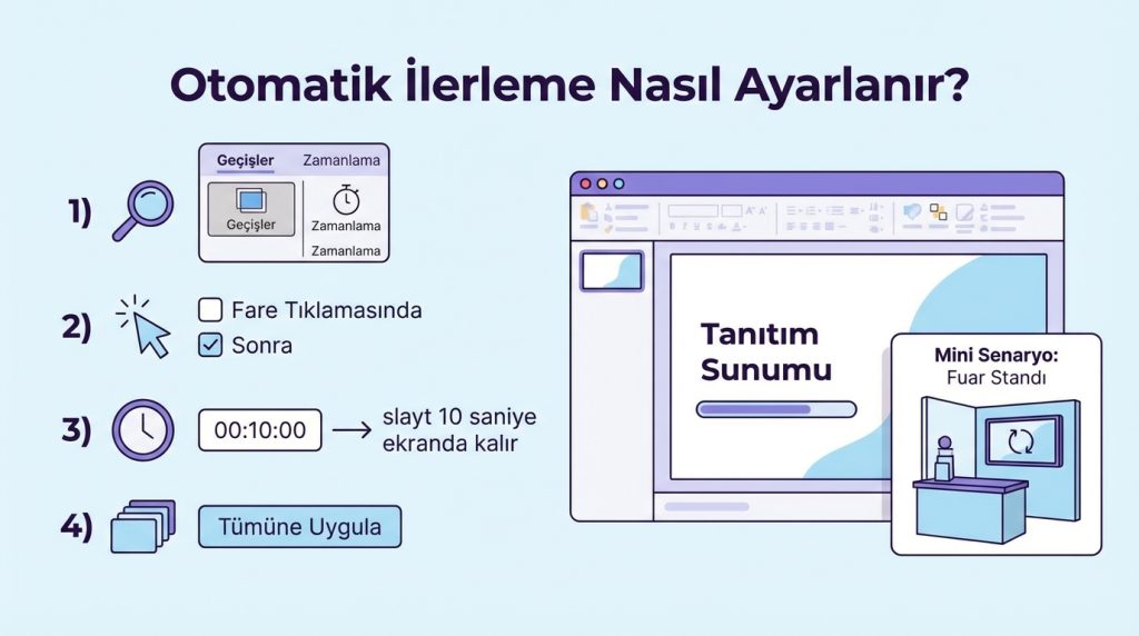 Otomatik İlerleme Nasıl Ayarlanır?